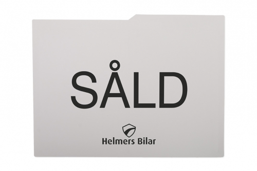 Bildisplayer, hvit, 1 farget trykk på 2 sider