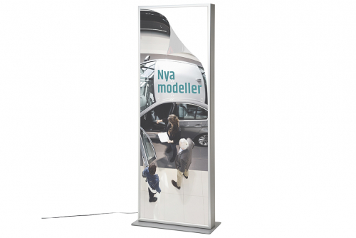 Poster-sett til dobbeltsidig lysskilt LED