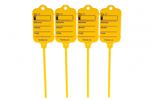 Keytag standard gul