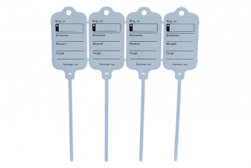 Keytag standard blå
