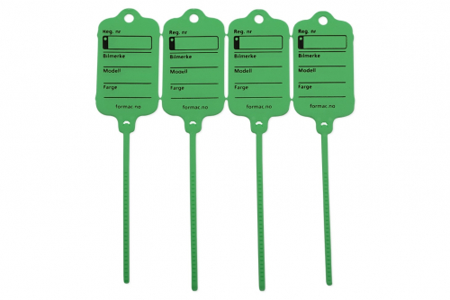Keytag standard grønn